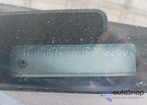 2018 Ford Explorer Limited z USA, uszkodzony, nr VIN 1FM5K7F86JGC16686